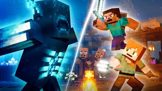 The Ultimate Battle : Steve and Alex vs The Warden(Minecraft Animation) #minecraft #squaredmedia