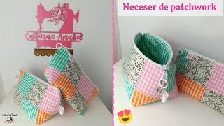 Neceser de patchwork 😍| Súper fácil 🧵