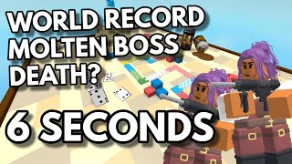 WORLD RECORD MOLTEN BOSS DEATH? | ROBLOX Tower Defense Simulator  TDS