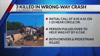 3 killed in wrong-way crash