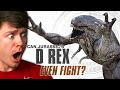 Can the JURASSIC WORLD D-REX even FIGHT!? (Reaction)