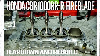 2022 Honda CBR 1000RR-R  Fireblade SP1 Engine Teardown and Rebuild - What Happened?