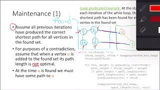Heaps 6: Dijkstra's Algorithm Loop Invariant