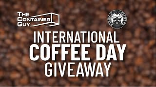 International Coffee Day Giveaway - Rampage Coffee \u0026 The Container Guy 1 Year FREE Coffee/Chocolate