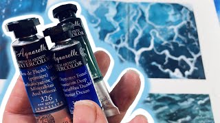 Trying SENNELIER WATERCOLORS! | First impressions