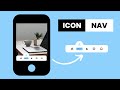 How to create Icon Navigation Menu Bar like an App in Elementor/WordPress Website @pixelsicker