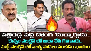 ఆ పెద్దిరెడ్డి పెద్ద దొంగ | Common Man Fires On Minister Peddireddy Ramachandra Reddy | YS Jagan