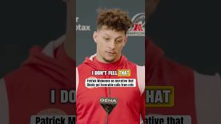 Mahomes responds to the narrative that he and the Chiefs get protection from refs