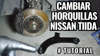 Como cambiar las HORQUILLAS de la suspension delantera del Nissan Tiida