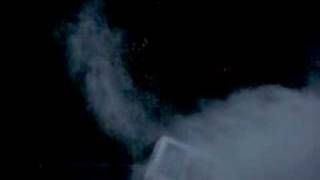 Bag of flour shot in high-speed