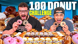 100 DONUT CHALLENGE! @TunaTavus
