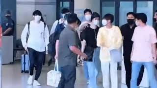 TxT at Incheon✈️airport back to Korea🇰🇷 from SummerSonic Japan🤘#txt#tomorrow_x_together