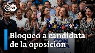 Venezuela: se dificulta la inscripción de la candidatura de Corina Yoris