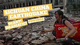 Scary and Dramatic 6.6 Mag Earthquake & Avalanche Real Time Video Footage in Sichuan China 2022 HD