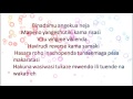 DARASA HASARA ROHO (lyrics vieo)