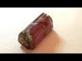 bicolor san diego tourmaline crystal 48.8 grams