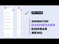 How To Create Sidebar Menu Using HTML CSS & JavaScript | Animated Dashboard Side Navigation Bar