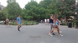 Washington Park - Manhattan, New York || August 2022 || Walking Tour 4K