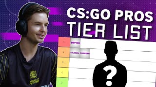 NIP Dev1ce's Greatest CS Players of ALL TIME tier list! 🐐