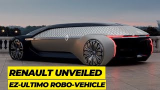 Renault Unveiled EZ-ULTIMO Robot Vehicle