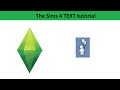 The Sims 4 Text Tutorial: Life stage: Child (Before the toddlers update)