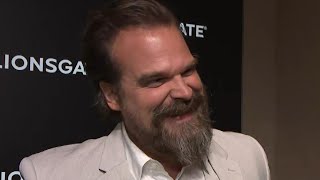 David Harbour Reacts to 'Black Widow' Casting Rumors (Exclusive)