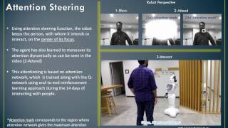 Human-Robot Social Interaction through Neural Attention Q-Network