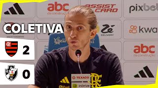 COLETIVA FILIPE LUIS PÓS Flamengo 1 x 0 Vasco