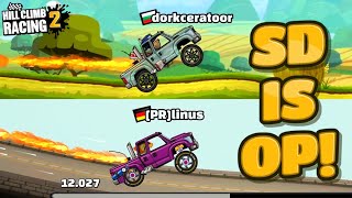 SD is OP! 😎 Super Diesel Most Satisfying World Records in HCR2 - Hill Climb Racing 2