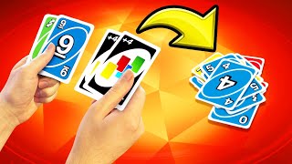 Playing 2 DECKS At The SAME TIME! (Uno Cheat)
