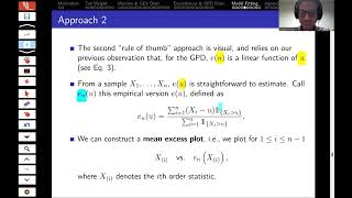 ACST3060: Fitting Exceedances to the Generalised Pareto Distribution