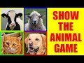 Show me the FARM ANIMAL Game for Kids - Where is the animal? Farm Animals Vocabulary in 4K