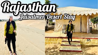 Best Tent Stay In Jaisalmer🛖 #jaisalmer #travel #rajasthan #beststay #tentstay #india #viralvideo