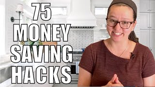 75 *NEW* Hacks to Save Money! | Frugal Living Tips