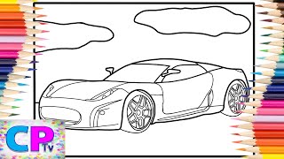Ferrari California Coloring Pages/Great Sport Car Coloring/Disfigure - Blank [NCS Release]