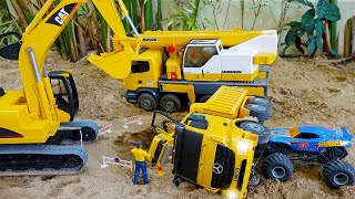덤프트럭 자동차 장난감 구출놀이 포크레인 트럭놀이 Dump Truck Car Toy Rescue Excavator