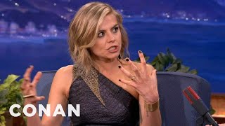Eliza Coupe: The "Happy Endings" Set Is One Big Sex Party | CONAN on TBS