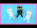 Paper Cat Template Craft for Kids - Halloween crafts for kids