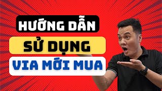 HƯỚNG DẪN ĐĂNG NHẬP VIA FACEBOOK MỚI MUA VỀ - SỬ DỤNG VIA MỚI MUA