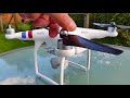 dji phantom 3 standard carbon fiber propellers vs. standard propellers test