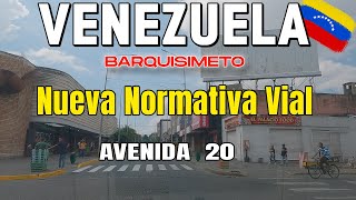 NUEVA NORMATIVA VIAL por la AVENIDA 20, un recorrido hoy 02 de ENERO, Barquisimeto, Venezuela