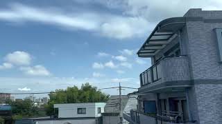 ウェザーリポート動画0621@東小金井(8:50頃、北の空)