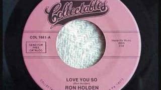 Ron Holden - Love You So