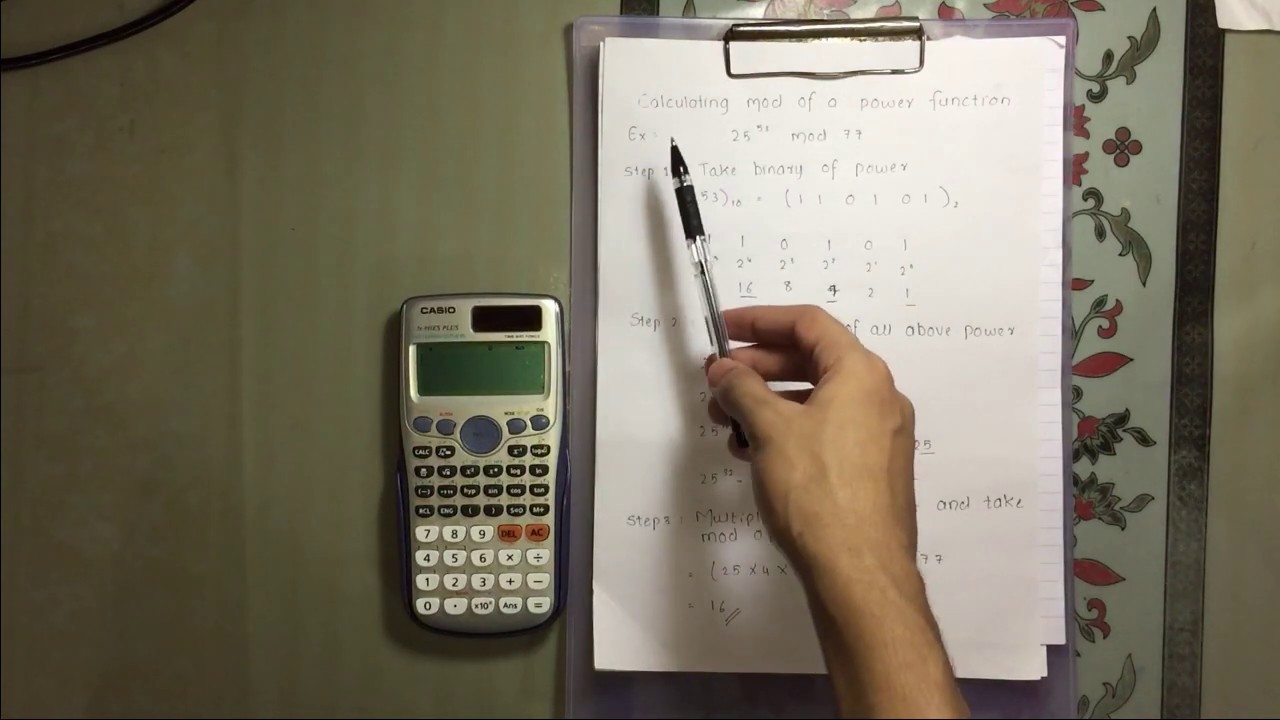 How To Calculate Mod Of A Power Function - YouTube