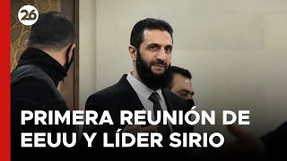 Primera reunión entre EEUU y el nuevo líder de Siria