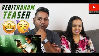 Verithanam Teaser Reaction | Malaysian Indian Couple | Aura Entertainment | Shangeeth | Master | 4K