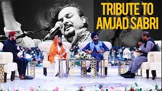 Longest Tribute To Amjad Sabri With Amjad Sabri's Family| Ramazan 2018 | Express Ent