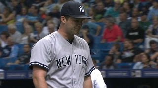 NYY@TB: Warren fans Forsythe to end the frame