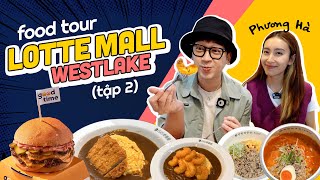 ĂN SẬP LOTTE MALL TÂY HỒ (tập 2) // Cơm cà ri Nhật siêu cay, GoodTime Burger, Tantan Noodles Kitchen