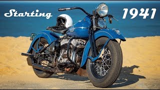 Starting a 1941 Harley-Davidson WL Flathead with Alexander Ripa, South Africa - Ep. 155